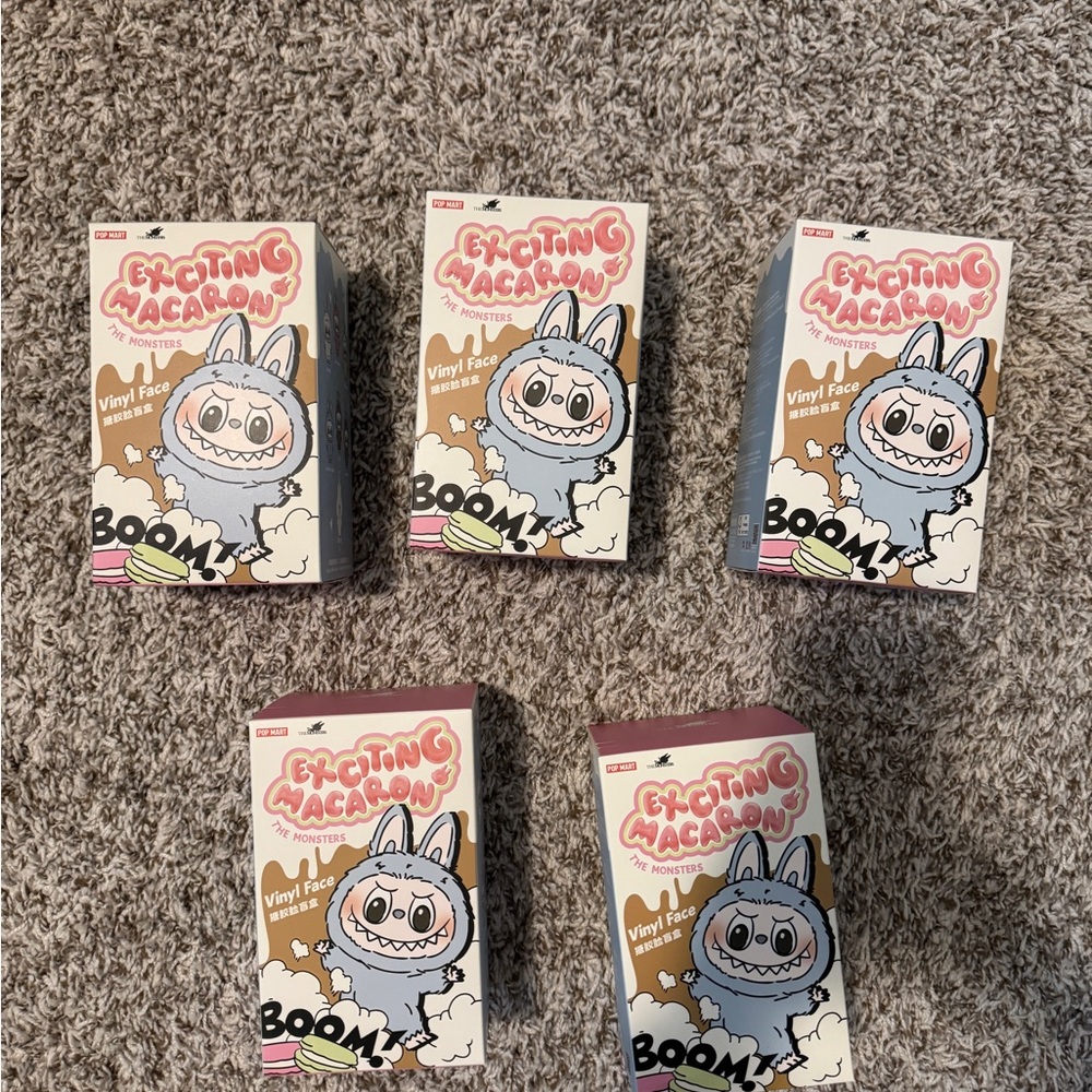 Authentic LABUBU. Brand new. Unopened. Exciting Macaroon - Sesame Bean color